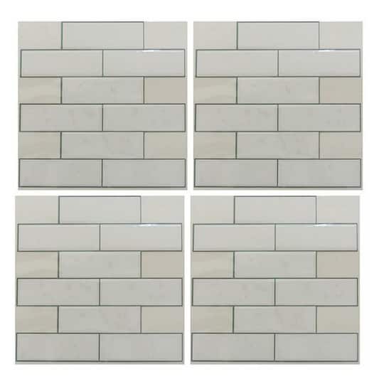 RoomMates Sticktiles Classic Subway Peel & Stick Wall Decals, 4ct.
